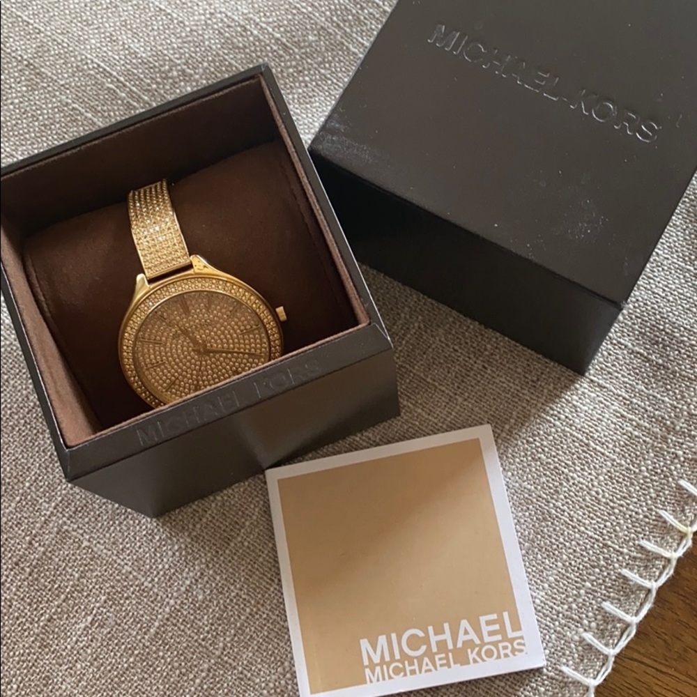 Michael Kors gold tone watch